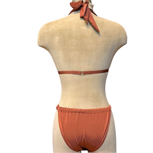 Y2K Victoria’s Secret Bikini Swimsuit Bronze Cheeky S Small M Medium - Picture 2 of 9